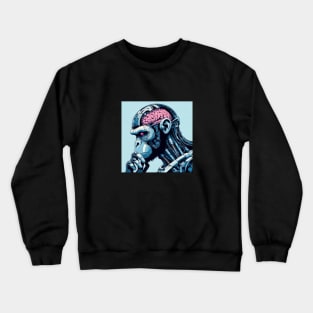 Cyborg Monkey Crewneck Sweatshirt